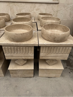 روشویی تک پایه سنگی